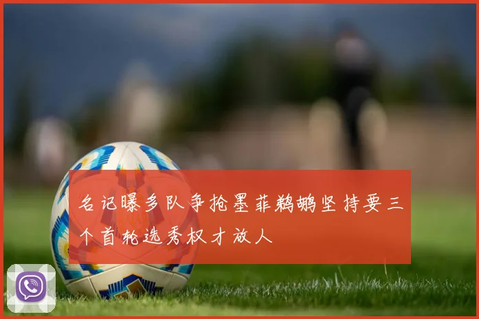 名记曝多队争抢墨菲鹈鹕坚持要三个首轮选秀权才放人